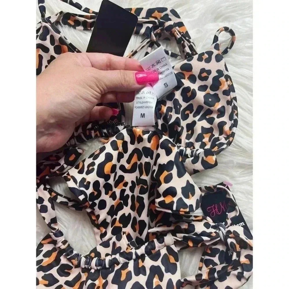 NWT Hot Miami Styles Leopard Bikini - Picture 5 of 6